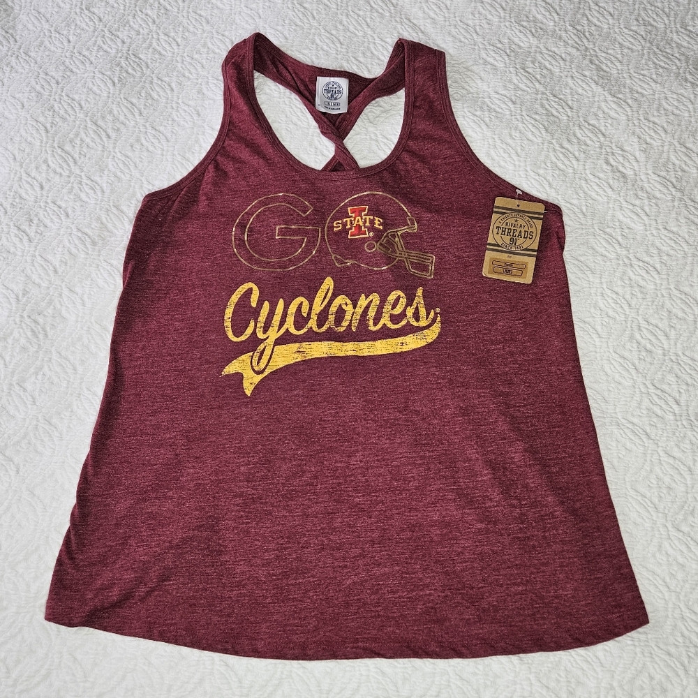 Iowa State Twist Racer Back Tank XL 16/18
